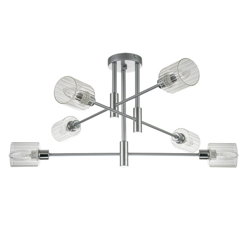 Светильник на штанге Escada 1140/6P E14*40W Silver/Chrome фото 2 Светильник на штанге Escada 1140/6P E14*40W Silver/Chrome фото 2