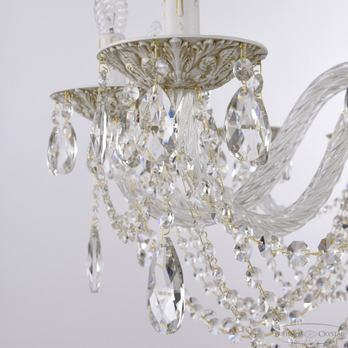 Люстра с хрустальными подвесками AL16302/12/300 WMG Bohemia Ivele Crystal (Богемия Ивеле Кристалл) фото 2