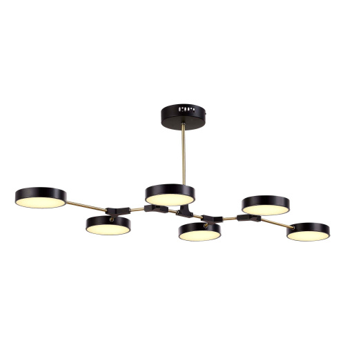 SLE6004-402-06 Светильник потолочный Черный, Латунь/Черный LED 6*10W MONTA фото 6