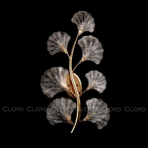 Бра Cloyd POLYNESIA W7 / выс. 77 см - прозрачн.стекло - золото (арт.20111) фото 5 Бра Cloyd POLYNESIA W7 / выс. 77 см - прозрачн.стекло - золото (арт.20111) фото 5