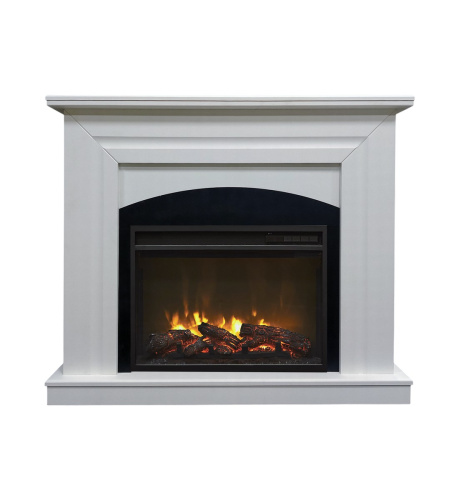 Каминокомплект MONZA/МАЛИБУ Лофт Оникс с очагом Электроочаг MAGIC/МЕЙДЖИК 24