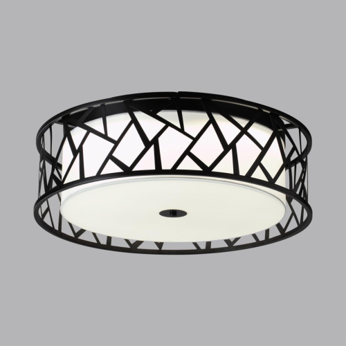 7700/60L AVRA LED SN 596 Светильник металл/ткань/стекло/белый/черный LED 60Вт 3000-6000K D600 IP20 пульт ДУ FABIANA фото 4 7700/60L AVRA LED SN 596 Светильник металл/ткань/стекло/белый/черный LED 60Вт 3000-6000K D600 IP20 пульт ДУ FABIANA фото 4