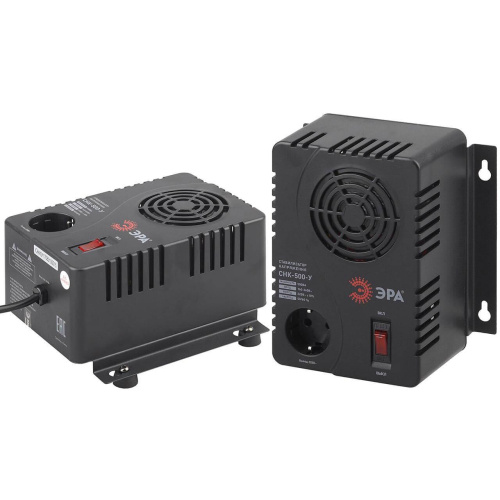 Стабилизатор напряжения ЭРА СНК-500-У Б0031063 Стабилизатор напряжения ЭРА СНК-500-У Б0031063