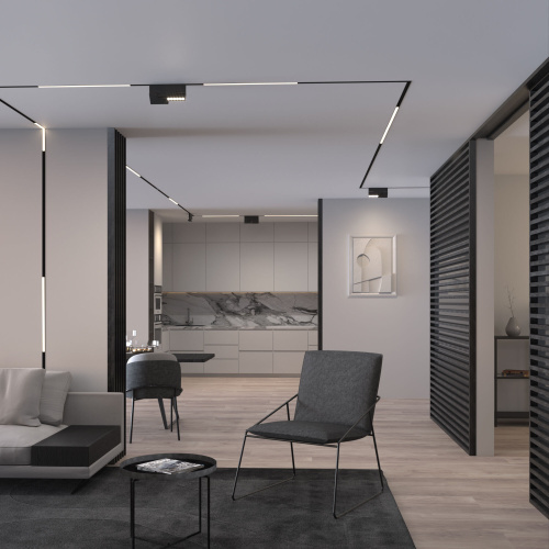 Slim Magnetic Трековый светильник 22W 4000K Mobi (чёрный) 85191/01 фото 5