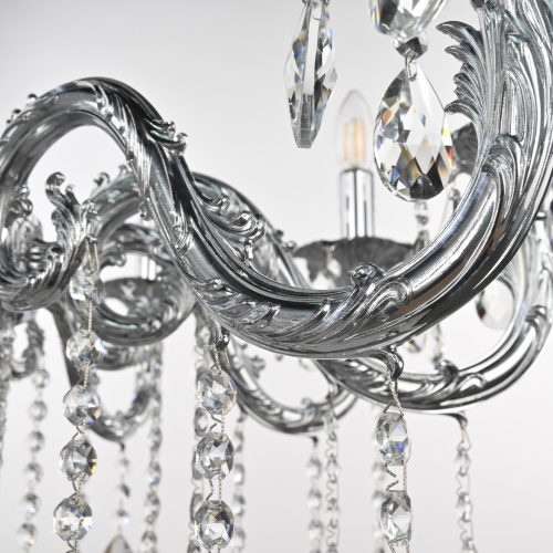 Люстра с хрустальными подвесками AL79101/10/250 A Ni Bohemia Ivele Crystal (Богемия Ивеле Кристалл) фото 9