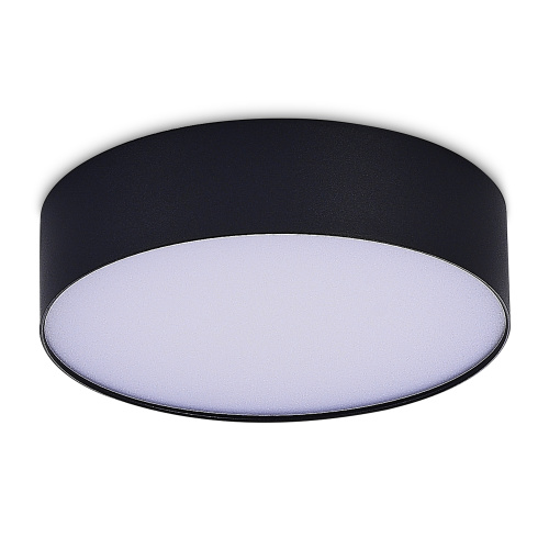 ST606.442.27 Светильник потолочный Черный LED 1*27W 4000K 2 430Lm Ra>90 120° IP20 D220xH55 185-265V Накладные светильники фото 2