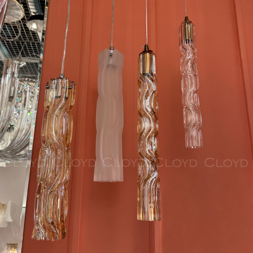 Подвесной светильник Cloyd ICEBERG-B P1 / Ø5 см - латунь - прозрачн. стекло (арт.11641) фото 2