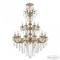 Люстра бронзовая с хрусталём 72101/12+6/250/XL/2d B FP