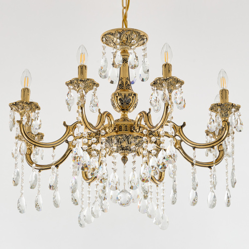 Люстра с хрустальными подвесками AL78101/8/250 A GB Bohemia Ivele Crystal (Богемия Ивеле Кристалл) фото 4 Люстра с хрустальными подвесками AL78101/8/250 A GB Bohemia Ivele Crystal (Богемия Ивеле Кристалл) фото 4