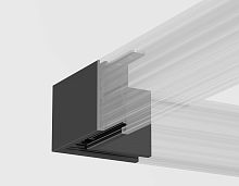 Коннектор угловой 90° для накладного шинопровода Magnetic 10 48В черный