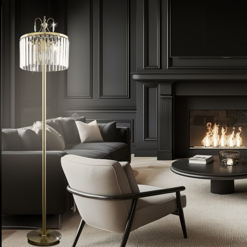 Citilux Инга CL335943 Торшер хрустальный Бронза фото 15 Citilux Инга CL335943 Торшер хрустальный Бронза фото 15