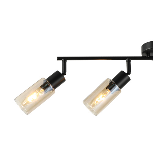 Настенно-потолочный свет Escada 10172/4 E14*40W Black/Amber фото 3 Настенно-потолочный свет Escada 10172/4 E14*40W Black/Amber фото 3