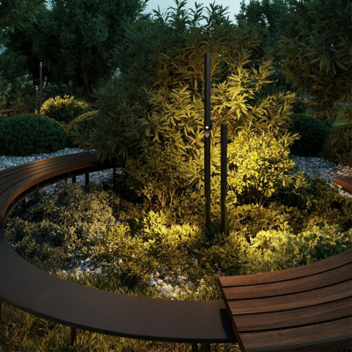 7021/6FL NATURE ODL25 675 Уличный светильник поворотный на 350° IP65 LED 6W 3000K 60° AC110-240V BAMBOO фото 2 7021/6FL NATURE ODL25 675 Уличный светильник поворотный на 350° IP65 LED 6W 3000K 60° AC110-240V BAMBOO фото 2