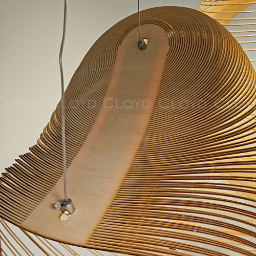 Подвесной светильник Cloyd FUETE P1 / шир. 60 см - дерево - белый (арт.11414) фото 6 Подвесной светильник Cloyd FUETE P1 / шир. 60 см - дерево - белый (арт.11414) фото 6