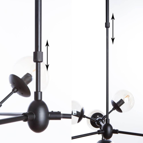 Подвесная люстра Arte Lamp BOLLA A1664SP-12BK фото 3
