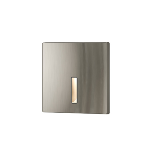 DK1030-NI Светильник встраиваемый в стену, IP 20, LED 3000K, 3 Вт, никель, алюминий фото 3