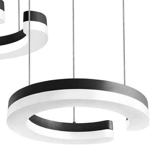 763337 Подвес UNITARIO 34.5W LED 3795LM ЧЕРНЫЙ МАТОВЫЙ 3000K фото 4