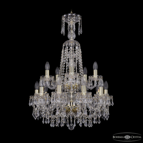 Люстра хрустальная 1403/10+5/195/XL-84/2d G