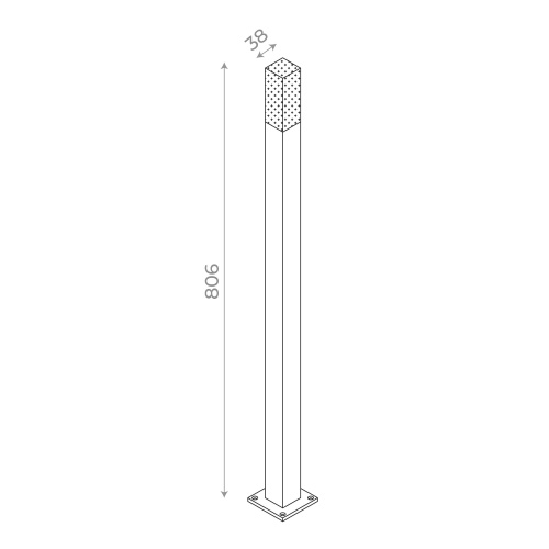SL101.415.01 Светильник уличный наземный ST-Luce черный/Белый LED 1*3W 4000K VIVO фото 2