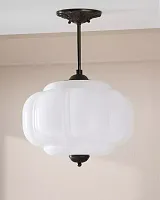 Черный подвесной светильник "Элаиза"