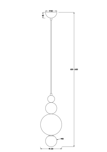 Подвесной светильник Freya FR5388PL-01CH фото 2