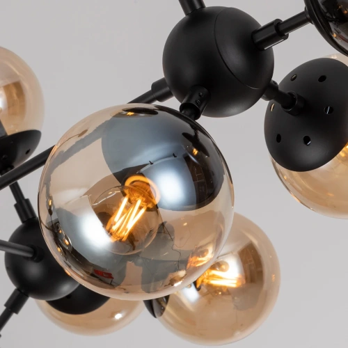 Люстра на штанге Arte Lamp BOLLA A1664SP-12BK фото 3 Люстра на штанге Arte Lamp BOLLA A1664SP-12BK фото 3