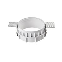 214610 Рамка скрытого монтажа DOMINO ROUND МR16 в гипсокартон/бетон под шпаклевку БЕЛЫЙ