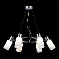 SLE1139-103-06 Светильник подвесной Хром/Белый E14 6*60W GESSI