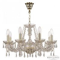 Люстра хрустальная 104/8/195 G Bohemia Ivele Crystal (Богемия Ивеле Кристалл)