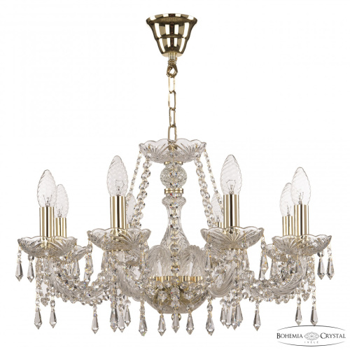 Люстра хрустальная 104/8/195 G Bohemia Ivele Crystal (Богемия Ивеле Кристалл) Люстра хрустальная 104/8/195 G Bohemia Ivele Crystal (Богемия Ивеле Кристалл)