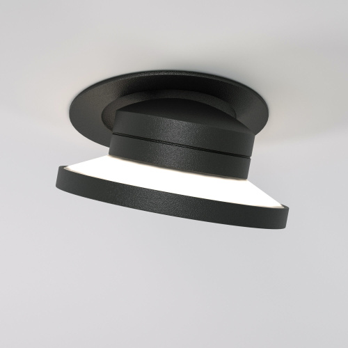 Встраиваемый поворотный светодиодный светильник 6W 4000K чёрный 25084/LED фото 3 Встраиваемый поворотный светодиодный светильник 6W 4000K чёрный 25084/LED фото 3