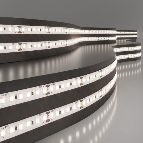Лента светодиодная 180Led 12 Вт IP20 4000K дневной белый, 5м 2835 24V 180Led 12W IP20