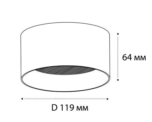 IT02-004 white 3000K светильник потолочный влагозащищенный фото 2