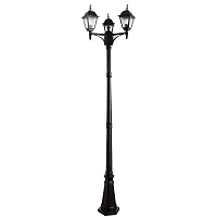 Парковый светильник Arte Lamp BREMEN A1017PA-3BK