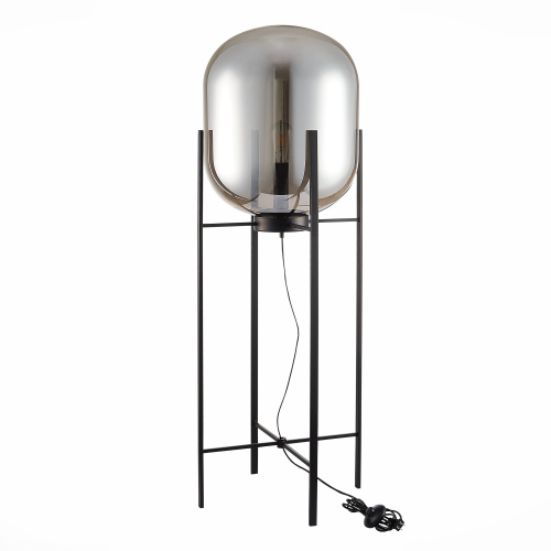 SL1050.725.01 Торшер ST-Luce Черный/Дымчатый E27 1*40W (из 2-х коробок) BURASCA фото 2 SL1050.725.01 Торшер ST-Luce Черный/Дымчатый E27 1*40W (из 2-х коробок) BURASCA фото 2