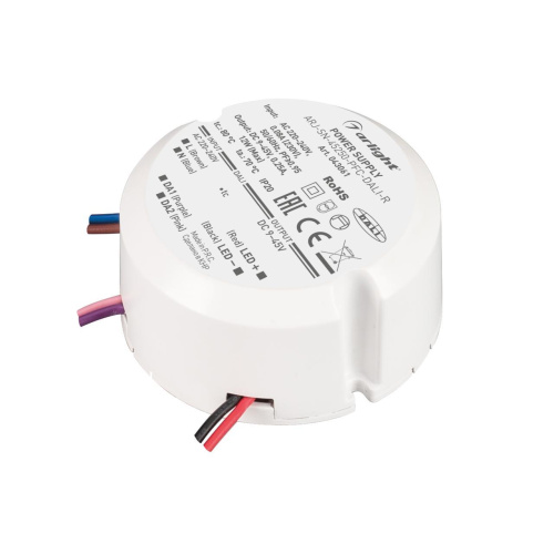 Блок питания ARJ-SN-45250-PFC-DALI-R (12W, 9-45V, 0.25A) Arlight 043061 Блок питания ARJ-SN-45250-PFC-DALI-R (12W, 9-45V, 0.25A) Arlight 043061