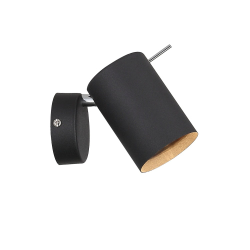 SL597.401.01 Спот ST-Luce Черный, Хром/Черный GU10 LED 1*3W Настенные светильники фото 2