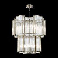 SL1234.103.08 Люстра подвесная ST-Luce Никель/Прозрачный, Никель E14 8*60W COSENZA