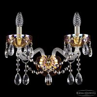 Бра хрустальные 5413B/2/165 G Shampan/M-1H Bohemia Ivele Crystal (Богемия Ивеле Кристалл)