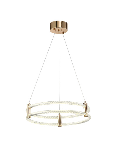 Подвесной светильник золото LED 96Вт D50см Zortes RINGER ZRS.57792.96 фото 4 Подвесной светильник золото LED 96Вт D50см Zortes RINGER ZRS.57792.96 фото 4