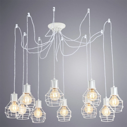 Подвесная люстра Arte Lamp INTERNO A9182SP-10WH фото 2 Подвесная люстра Arte Lamp INTERNO A9182SP-10WH фото 2