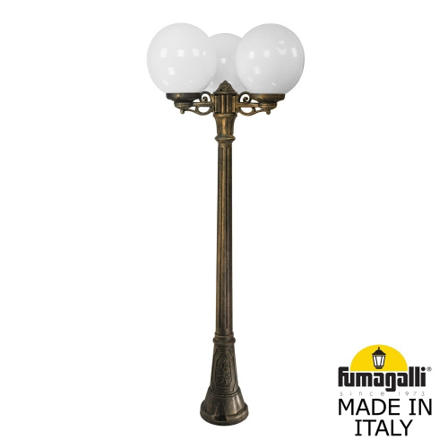 Fumagalli Садово-парковый фонарь FUMAGALLI ARTU BISSO/G300 3L G30.158.S30.BYE27