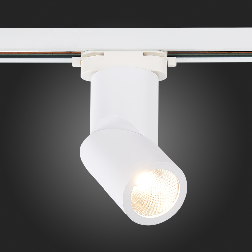 ST650.536.10 Св-к трек. Белый LED 1*10W 3000K 800Lm Ra>90 38° IP20 D60xH190 165-265V BASE фото 4
