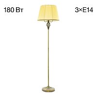 Citilux Вена CL402933 Торшер бронза с кремовым абажуром