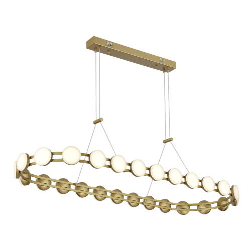 SL6610.203.26 Светильник подвесной ST-Luce золотистый/белый LED 1*50W 4000K MONRO фото 4 SL6610.203.26 Светильник подвесной ST-Luce золотистый/белый LED 1*50W 4000K MONRO фото 4