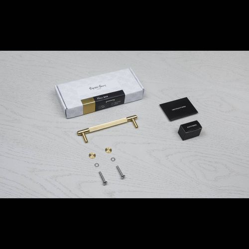 Ручка-скоба Pull Bar Linear Small Brass фото 6