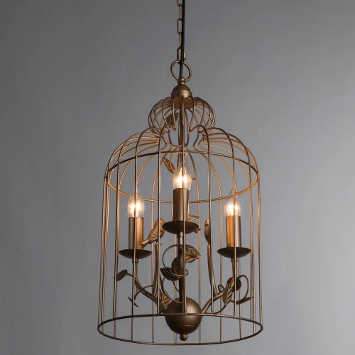 Подвесная люстра Arte Lamp GABBIA A1865SP-3BG фото 2