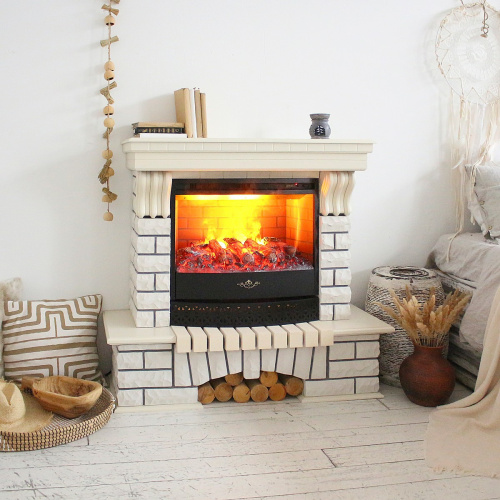 Электрокамин RealFlame Country WT с очагом 3D Firestar 25,5 фото 7 Электрокамин RealFlame Country WT с очагом 3D Firestar 25,5 фото 7