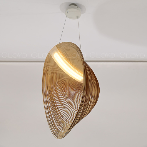 Подвесной светильник Cloyd FUETE P1 / шир. 60 см - дерево - белый (арт.11414) фото 3 Подвесной светильник Cloyd FUETE P1 / шир. 60 см - дерево - белый (арт.11414) фото 3