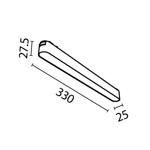 Трековый светильник Technical TR080-1-18W3K-W фото 3